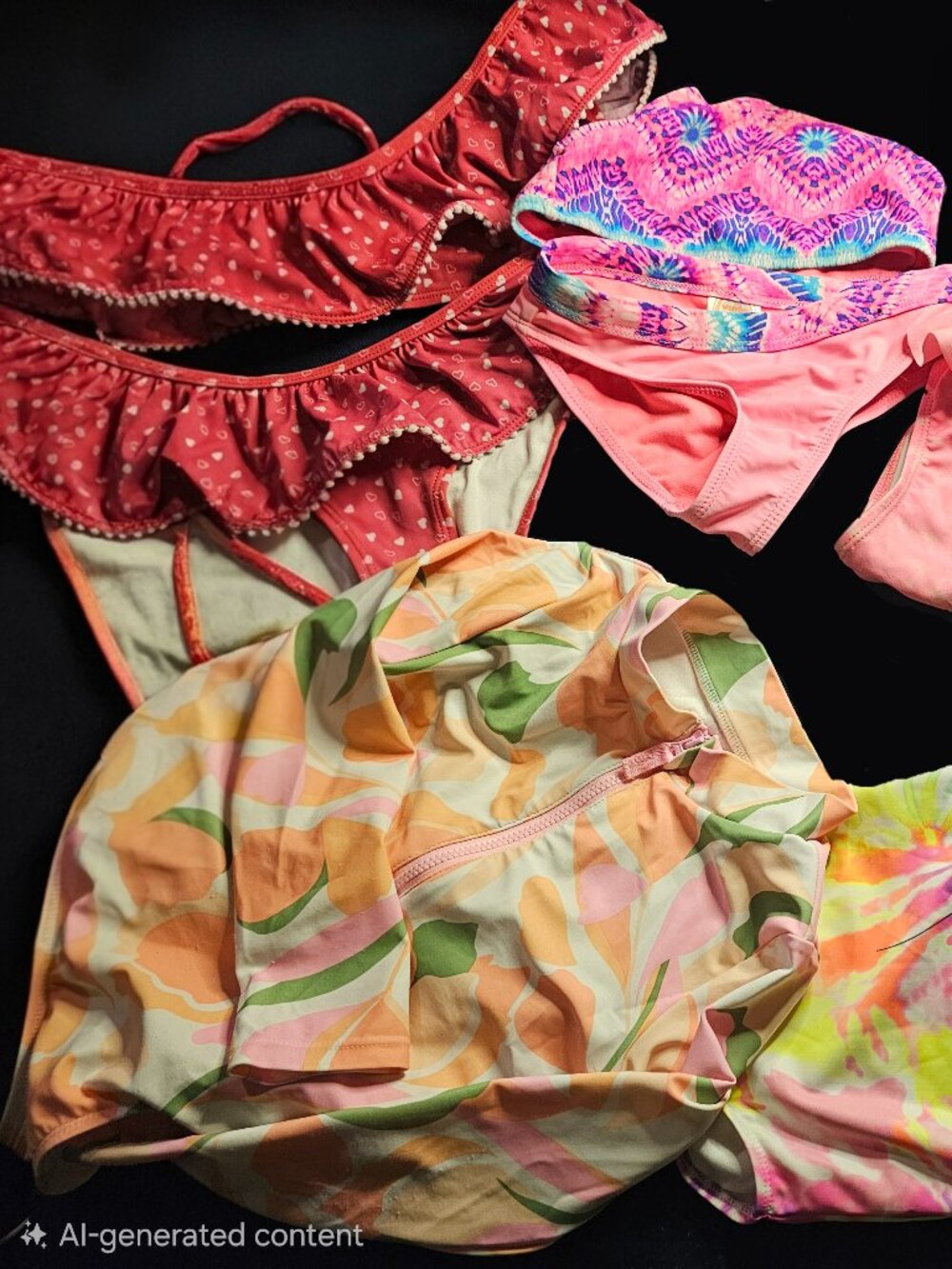 Girls Summer Swim and Sandle/ water shoe bundle